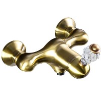 Смеситель для душа Boheme Crystal 304-CRST Бронза