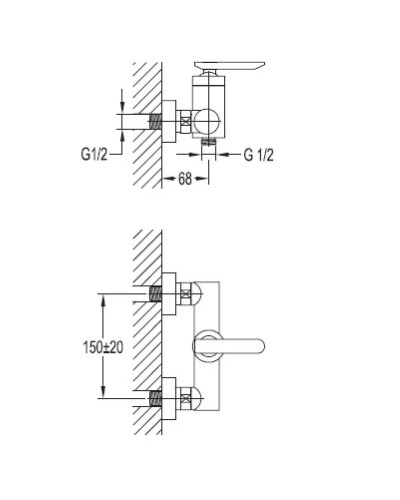 Cezares Siesta SIESTA-D-01 Смеситель для душа
