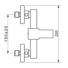 Смеситель для душа Migliore Kvant 18774 Хром