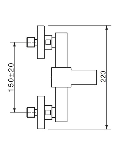 Смеситель для душа Migliore Kvant 18774 Хром