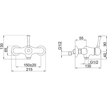 Смеситель для душа Migliore Dallas 18602 Хром
