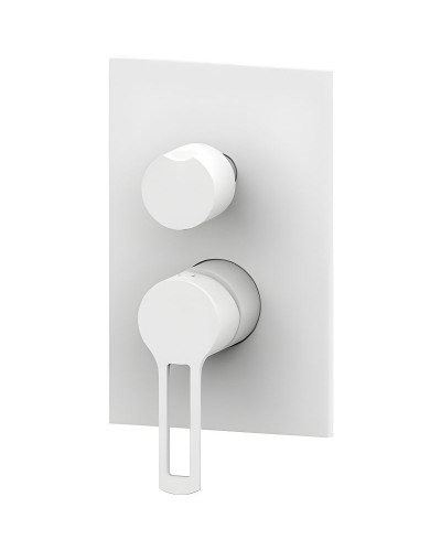 Смеситель для душа Paffoni Ringo RIN018BO/M Белый матовый