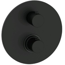 Смеситель для душа Paffoni Light LIQ013NO с термостатом Черный матовый