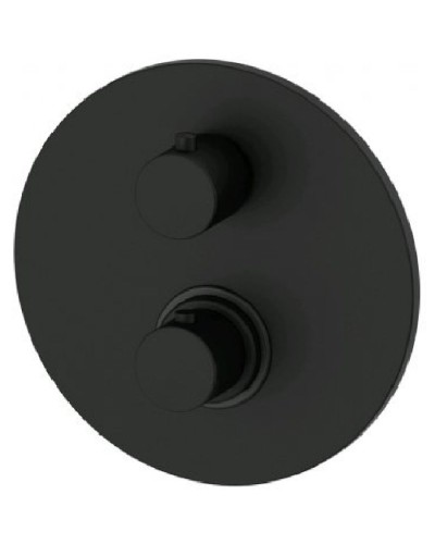 Смеситель для душа Paffoni Light LIQ019NO с термостатом Черный матовый