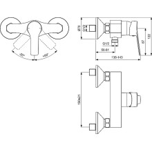 Смеситель для душа Ideal Standard Entella BC235AA Хром