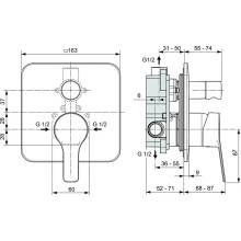 Смеситель для душа Ideal Standard Entella A6949AA Хром