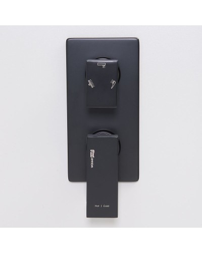 Смеситель для душа WasserKRAFT Abens 2071 Чёрный матовый