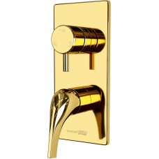 Смеситель для душа WasserKRAFT Sauer 7171 Золото