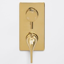 Смеситель для душа WasserKRAFT Sauer 7171 Золото