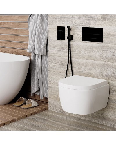 Смеситель для душа WasserKRAFT Glan 6651 Черный глянцевый