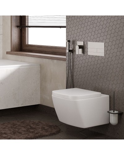 Смеситель для душа WasserKRAFT Wiese 8451 Оружейная сталь