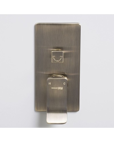 Смеситель для душа WasserKRAFT Exter 1641 Светлая бронза