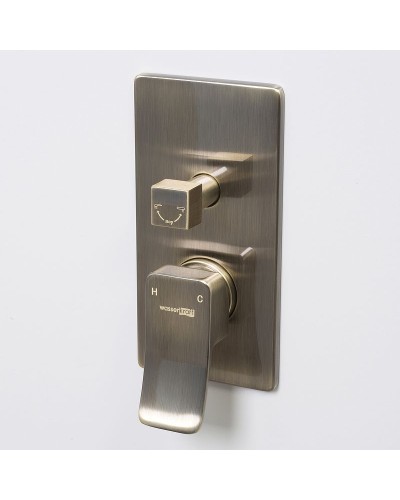 Смеситель для душа WasserKRAFT Exter 1641 Светлая бронза