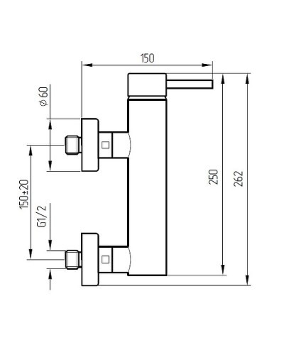 Смеситель для душа Migliore Fortis 18655 Хром