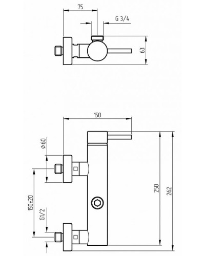 Смеситель для душа Migliore Fortis 18656 Хром
