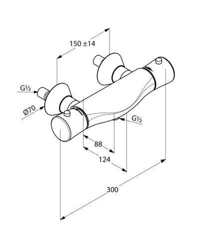 Термостат для душа Kludi Ambienta 534000538