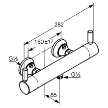Термостат для душа Kludi Medi Care 353300538