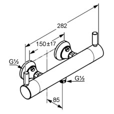 Термостат для душа Kludi Medi Care 353300538