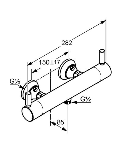 Термостат для душа Kludi Medi Care 353300538