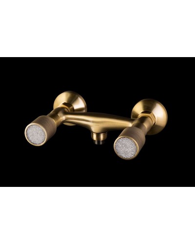 Смеситель для душа Boheme Royal Cristal 314-Royal/CRST Бронза