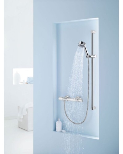 Смеситель для душа Kludi Zenta 351000538 с термостатом Хром