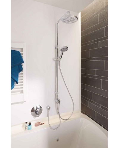 Смеситель для душа Kludi Zenta 388300545 с термостатом Хром