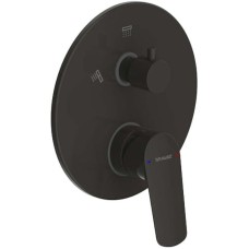 Смеситель для душа Bravat Rhein PB8429564BW-2-ENG Черный матовый