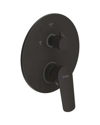 Смеситель для душа Bravat Rhein PB8429564BW-3-ENG Черный матовый