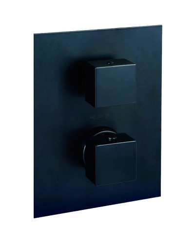 Смеситель для душа Paffoni Elle LEQ513NO/M с термостатом Черный матовый