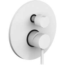 Смеситель для душа Paffoni Light LIG018BO Белый матовый