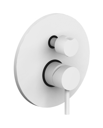 Смеситель для душа Paffoni Light LIG019BO Белый матовый