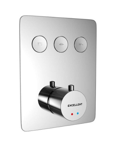 Смеситель для душа Excellent Krotos AREX.8046CR с термостатом Хром