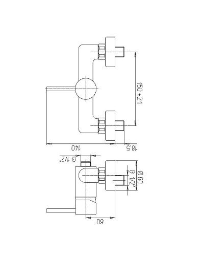 Смеситель для душа Paini Сox 78CR511 Хром