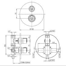 Смеситель для душа Paini Arena 92CR690TH Хром