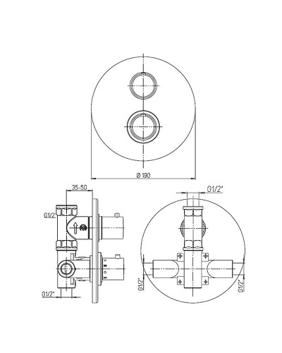Смеситель для душа Paini Cox 78CR690TH Хром