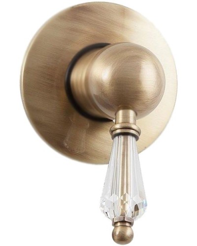 Смеситель для душа Cezares Vintage VINTAGE-DIM прозрачная ручка Бронза