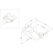 Смеситель для душа Am.Pm Bliss L F5320000