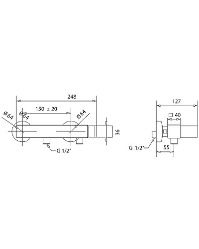 Смеситель для душа Migliore Kvant Gold 25402 Золото