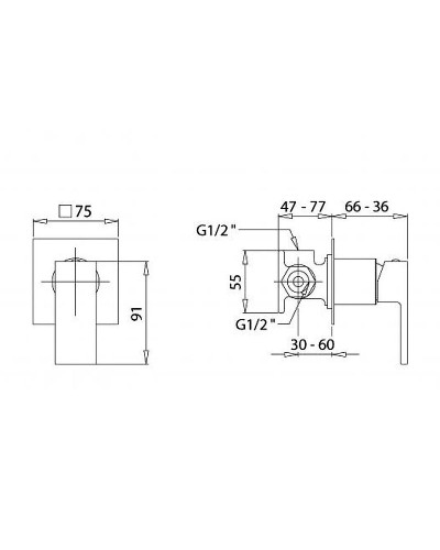 Смеситель для душа Migliore Kvant Gold 25400 Золото