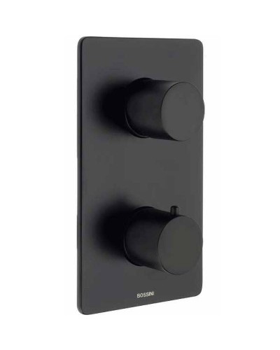 Смеситель для душа Bossini Oki New Z00002.073 с термостатом Черный матовый