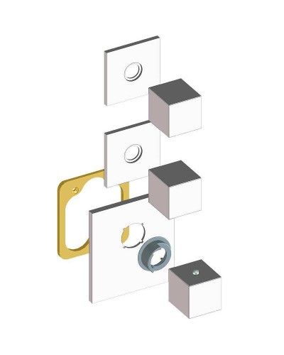 Смеситель для душа Bossini Outlets Z032203.030 с термостатом Хром