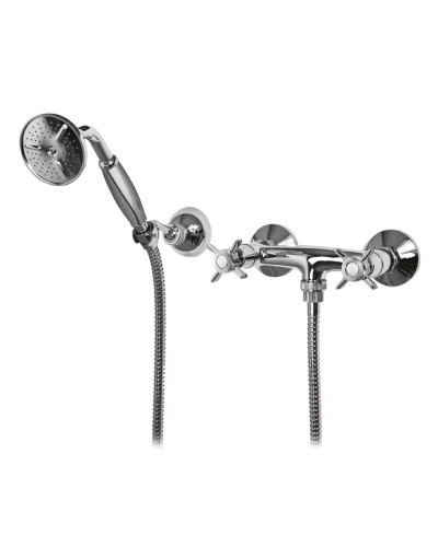 Смеситель для душа с ручным душем, шлангом 150 см и держателем CEZARES LORD-D-01-M