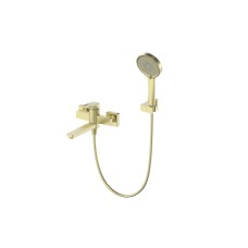 Смеситель для ванны с душем WONZON & WOGHAND, Брашированное золото (WW-88639010-BG)