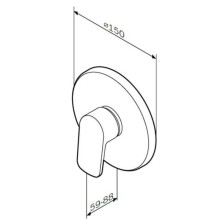 Смеситель для душа Am.Pm Spirit F7075000