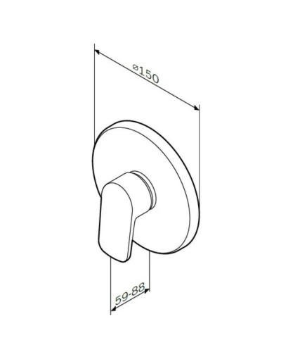 Смеситель для душа Am.Pm Spirit F7075000