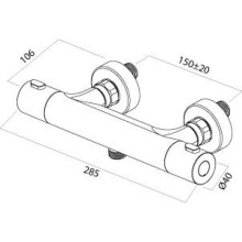 Термостат для душа Am.Pm Joy F8540000new