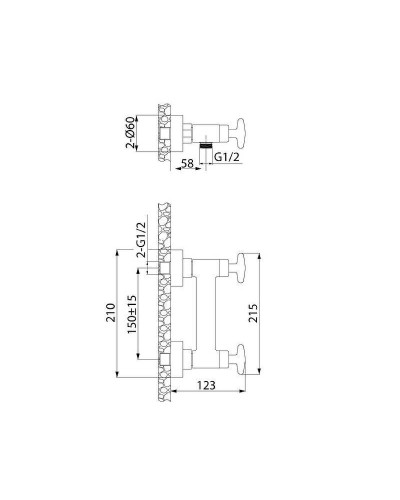 Смеситель для душа Iddis Acros ACRSB00i03WA Хром
