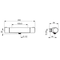 Термостат для душа Oras Nova 7460