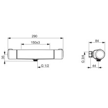 Термостат для душа Oras Nova 7460