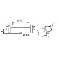 Термостат для душа Oras Nova 7467
